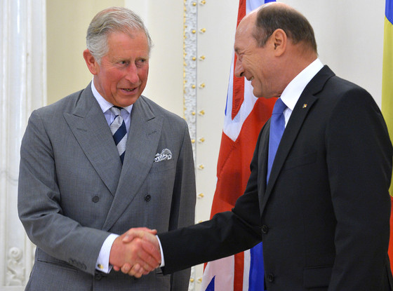 Prince Charles, Traian Basescu Prince Charles, Traian Basescu